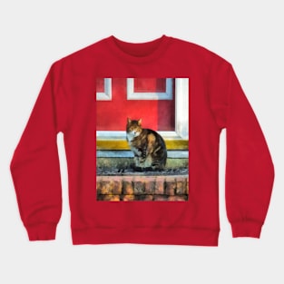 Cats - Tabby Cat by Red Door Crewneck Sweatshirt